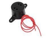 Housing AC 220V Industrial Electronic Continuous Sound Buzzer Black