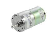 Unique Bargains DC 24V 0.33A 20RPM 6mm Dia Shaft Speed Reducing Gearbox Motor