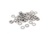 50pcs 316 Stainless Steel Flat Washer 8 Plain Spacer for Screws Bolts