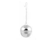 Unique Bargains Home Office 1.6 Dia Stainess Steel Tea Ball Filter Infuser Strainer w Chain