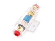 Unique Bargains Clear 60A ANL Fuse Holder Fuseholder For Car Audio Stereo Amplifier