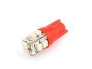 T10 W5W Wedge 10 SMD 3528 LED Light Bulbs Red for Car Auto