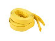 Unique Bargains 2Pcs 10mm 12mm 2 1 Heat Shrink Tube Sleeving Wrap Wire Kit 2 Sizes Yellow