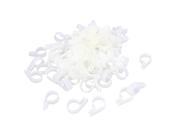 200 Pcs 25mm Plastic Cable Wire Hose Tubing Mounting Fixing Clip Clamp