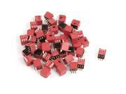 Unique Bargains Unique Bargains 50 Pcs Electronic Component 3 Ways Slide Type DIP Switch