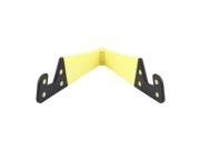 Unique Bargains Portable Plastic Foldable Stand Holder Bracket Yellow for Mobile Phone