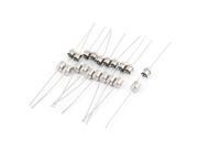 Car Truck Electrical 5 x 20mm Axial Leaded Glass Tube Fuses 250V 12A 10pcs