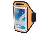 Sports Running Jogging Gym Armband Pouch Case Cover Holder Orange for Note 2 3