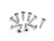 Unique Bargains Industry 13mm x 3mm Threaded Self Tapping Screws Drilling Bolts 10 Pcs