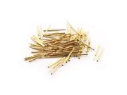 Unique Bargains 100 x P75 2W 0.6x0.6mm Tip Test Probes Testing Pins Receptacles for PCB Board