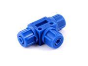 Unique Bargains Air Pneumatic Pipe Tube Quick Coupler Connector Tee Union for 8mm Pipe