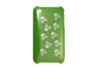 Protective Hard Cover Phone Case Clear Green for iPhone 3G
