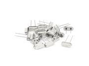 Unique Bargains 20 Pieces Silver Tone HC 49S Package Type 2Pin 24MHZ 24.000M Crystal Oscillators