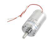 Unique Bargains Unique Bargains 80r min DC 24V 32mm Boby Dia 2 Wire Speed Reducing Geared Motor