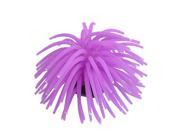 Purple Elastic Tentacle White Tip Aquascape Artificial Ornamental Coral 3 High