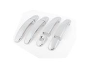 Unique Bargains 4 in 1 Chrome Plated ABS Automobile Door Handle Covers Set for Volkswagen Fox