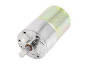 Unique Bargains 200RPM 2 Pin Connector DC Geared Box Speed Reduce Motor DC 12V