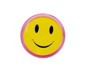 Unique Bargains Round Smile Pattern Design Plastic Pin Brooch for Lady