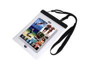 PVC Waterproof Skin Case Cover Dry Bag Protector White for iPad Mini