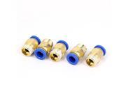 5 Pcs 8mm x 1 4BSP Straight Push in Joint Quick Connect Coupler Fittings PC8 02