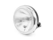 7 Dia Black Plastic Shell Motorcycle Headlight Headlamp Warm White for EN125