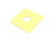 Unique Bargains 60mmx60mmx1.7mm Square Yellow Cleaning Pad Sponge Cleaner for Solder Iron Tip