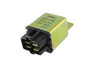 Unique Bargains Metal Case 4 Blade Car Truck Relay 24V DC Coil 40A NO Contact