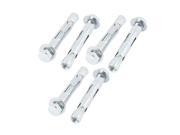 Hex Nut Stainless Steel Expansion Bolt Sleeve Anchors M5x40mm 6pcs