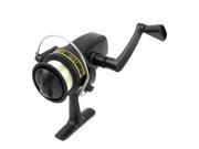 Unique Bargains 3.3 1 Gear Ratio Angling Fishing Line Winding Bearing Reel Black