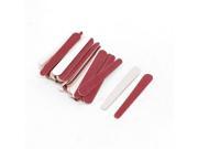 Nail File Buffer Beauty Tool Finger Trimmer Red 50 Pcs for Lady