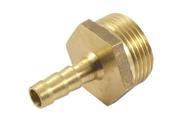 Unique Bargains 3 4BSP Male Threaded 8mm Pneumatic Hose Tube Barb Fitting Brass Coupler