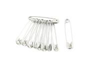 Unique Bargains Unique Bargains Small Size Coiled Design Silver Plated Safety Pins 10 Pieses