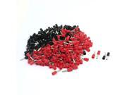 16 AWG Cable Red Black Cord End Pre Insulate Ferrules Connectors E1508 380 Pcs