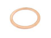 Unique Bargains 36mmx46mmx2mm Copper Flat Washer Ring Gasket Seal Fitting Fasteners for Industry
