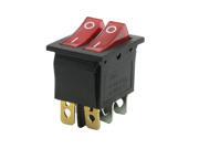 10A 250VAC 15A 125VAC 6 Pin Dual SPST On-off Red Light Rocker Switch 10A 250VAC 15A 125VAC 6 Pin Dual SPST On-off Red Light Rocker Switch