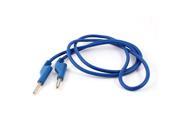 Unique Bargains Blue 4mm Banana Plug Probe Test Lead Cable 3.3ft for Multimeter Power Supply