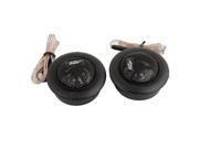 Unique Bargains Truck Car Black Plastic Housing Dome Audio Tweeter Horn 120W 2 Pcs