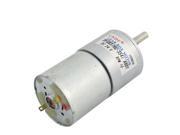 Unique Bargains 10RPM Output Speed 37mm x 29mm Gearbox DC 24V Gear Motor