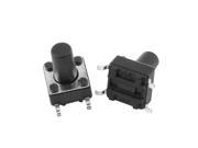 Unique Bargains 100 x Momentary Tact Tactile Push Button Switch SMD SMT Surface Mount 6x6x9mm