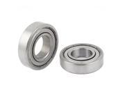 Unique Bargains 6206 62mm x 30mm x 16mm Metal Sealed Deep Groove Radial Ball Bearing 2pcs