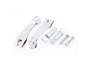 Unique Bargains 2 Pcs Silver Tone Motorcycle Clutch Lifter Actuator Arm Shaft for Suzuki