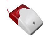 Mini 12 Volt DC Security Alarm Strobe Siren White Red