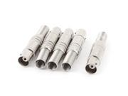 5 Pcs Spring Video Cable Coaxial BNC Female Connector Plug Adapter
