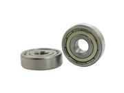 Pair Double Sealed Carbon Steel Ball Bearings 10x30x9mm