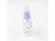 Unique Bargains Travel Portable Purple Clear Plastic Liquid Cosmetic Spray Bottle Holder 30CC