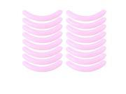 Rubber Eyelash Curler Refill Cushion Pad Replacement Pink 16 Pcs