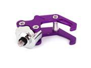 Unique Bargains Purple Aluminum Hanger Bags Oranizer Hook Holder for Motorcycle