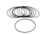 Unique Bargains 10Pcs 46mm x 1mm Black Rubber Oil Seal O Ring Sealing Gasket Washers
