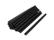 Unique Bargains 20 Pcs Black 11mm Dia Hot Melt Glue Adhesive Stick for Electric Tool Heating Gun