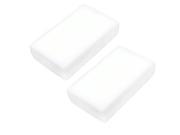 2Pcs Durable Practical Auto Car Wash Sponge Cleaning Pad White